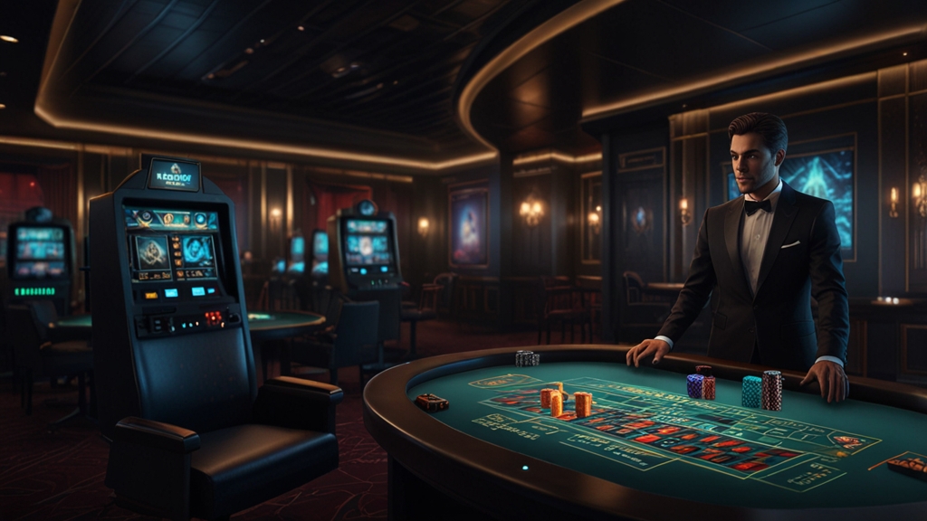 Casino-Auszahlungsberichte und Erfahrungsnotizen auf einem dunklen Schreibtisch